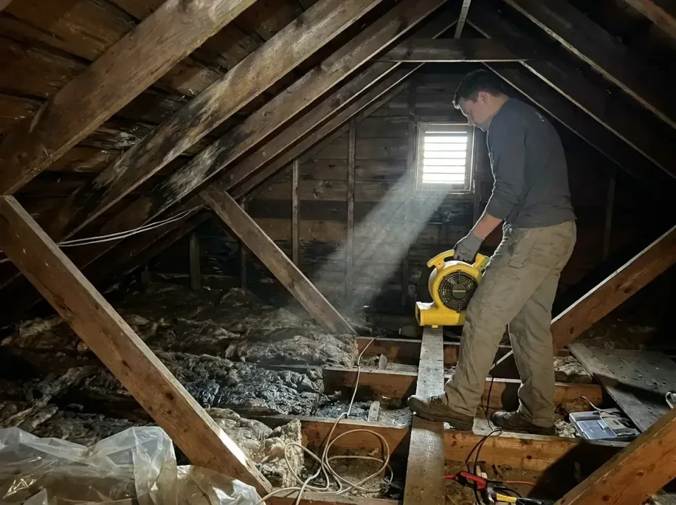 attic-water-damage-drying-proc-007 — frequently asked questions, Emergency Water Extraction & 24/7 Flood Response in Archdal…